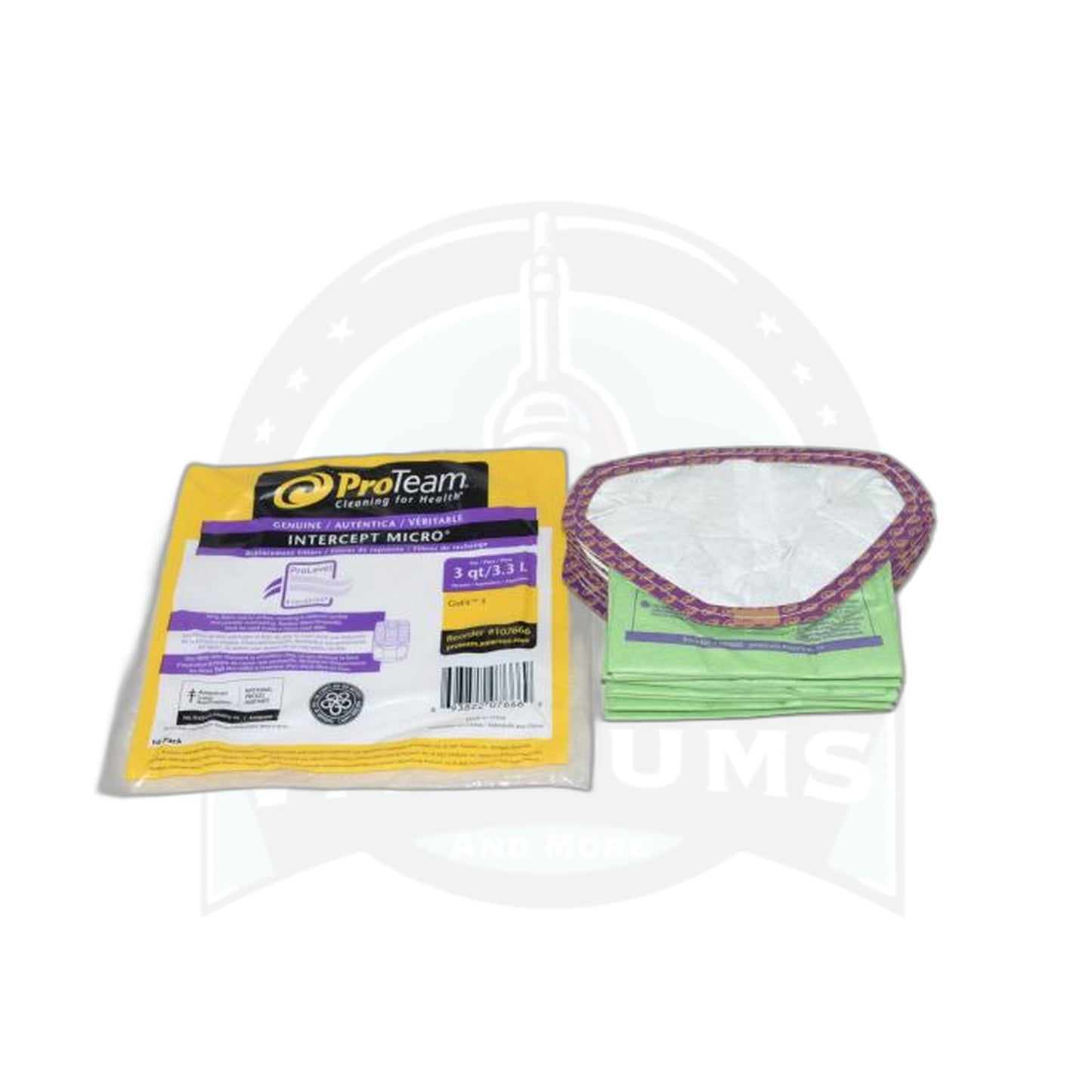 ProTeam Open Collar Paper Bags - Gofit 3, 10 Pack - ProTeam