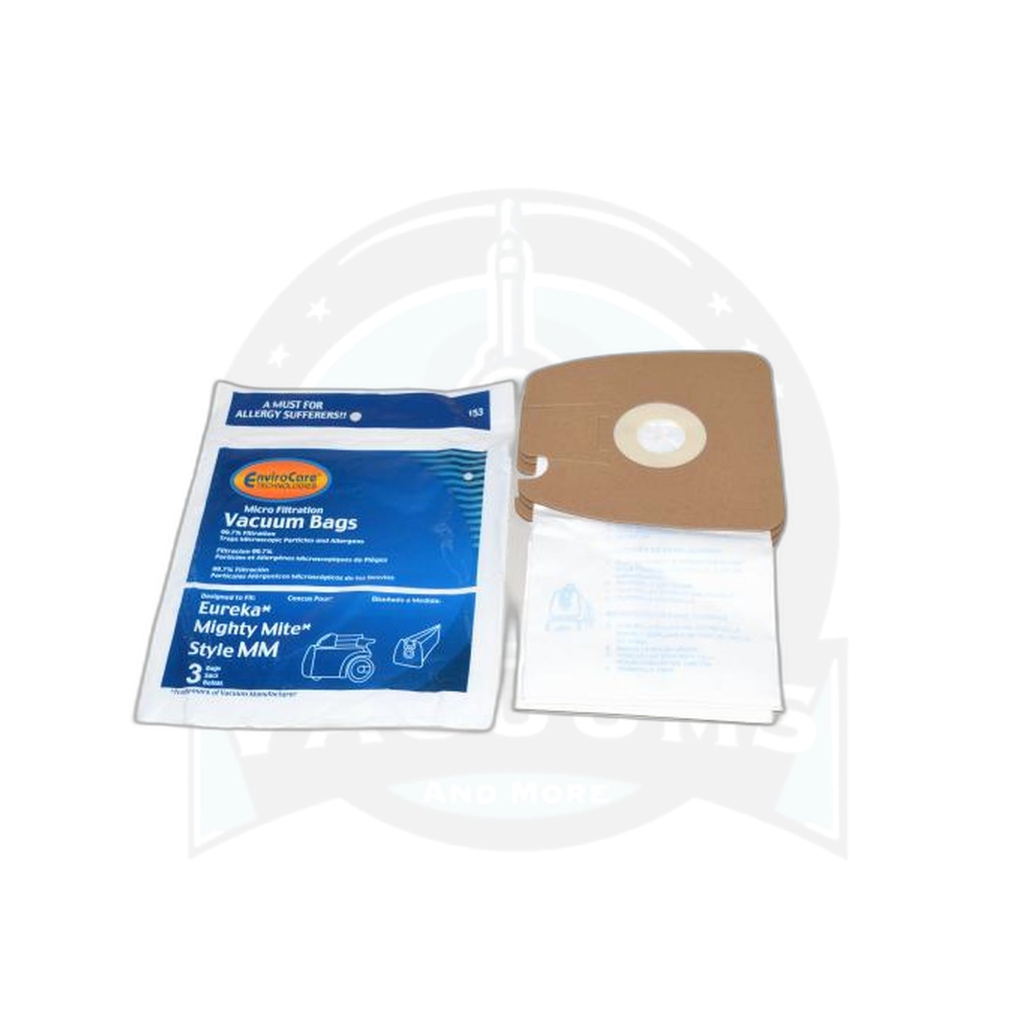 Micro Paper Bags 3-Pack - Eureka Mighty Mite 3 Canister
