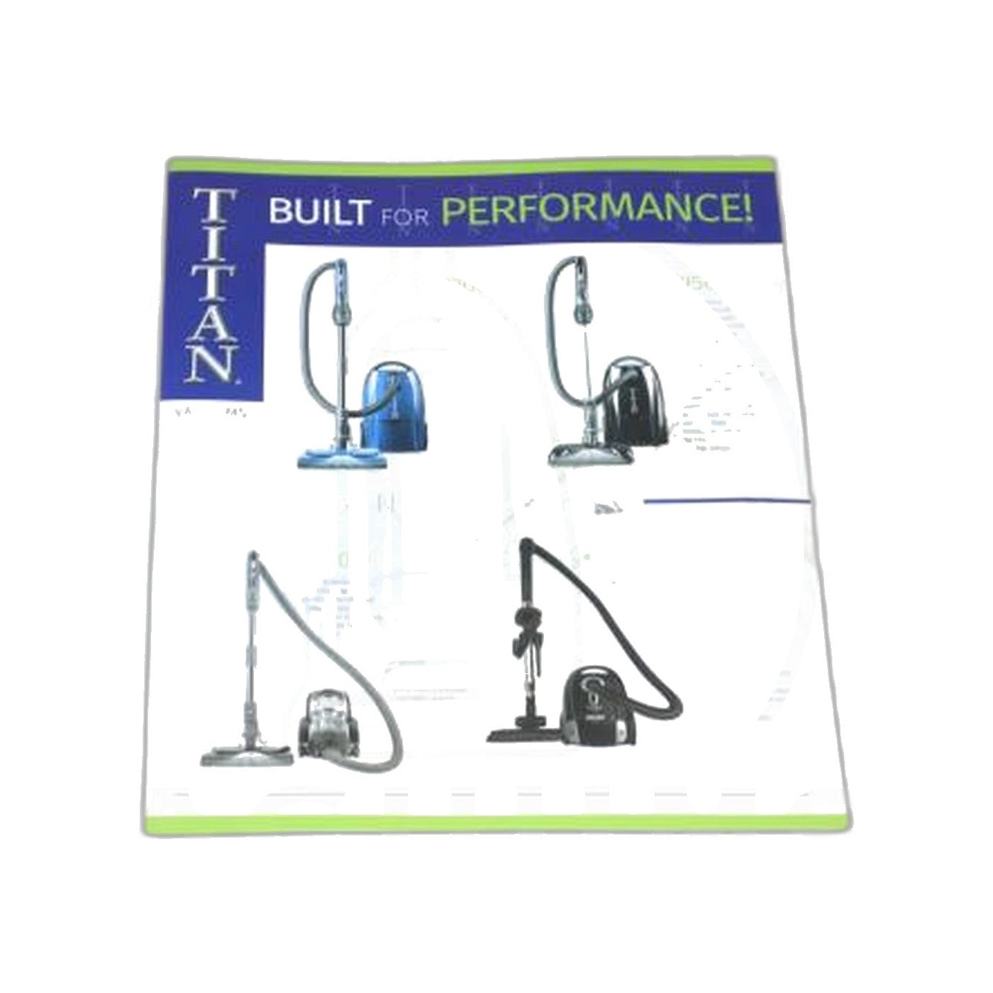 Titan Vacuum Product Line Brochure 25-Pack - All Models