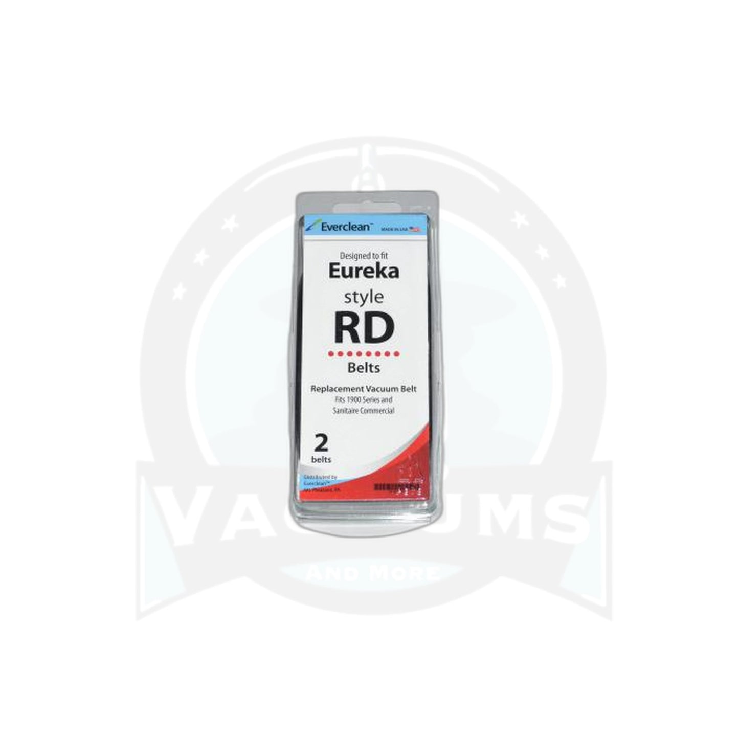 Eureka Round Belt (2 Pack) - Fits Upright and EverClean Models - Eureka