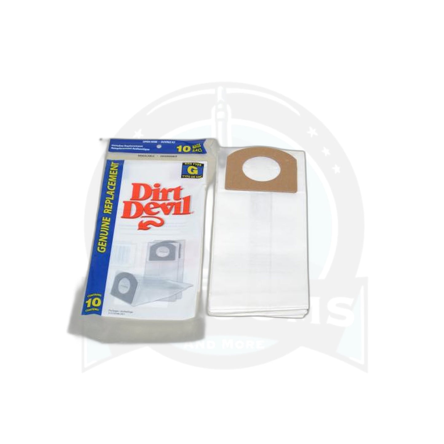 Dirt Devil Type G Hand Vacuum Bags - 10 Pack - Vacuums and More