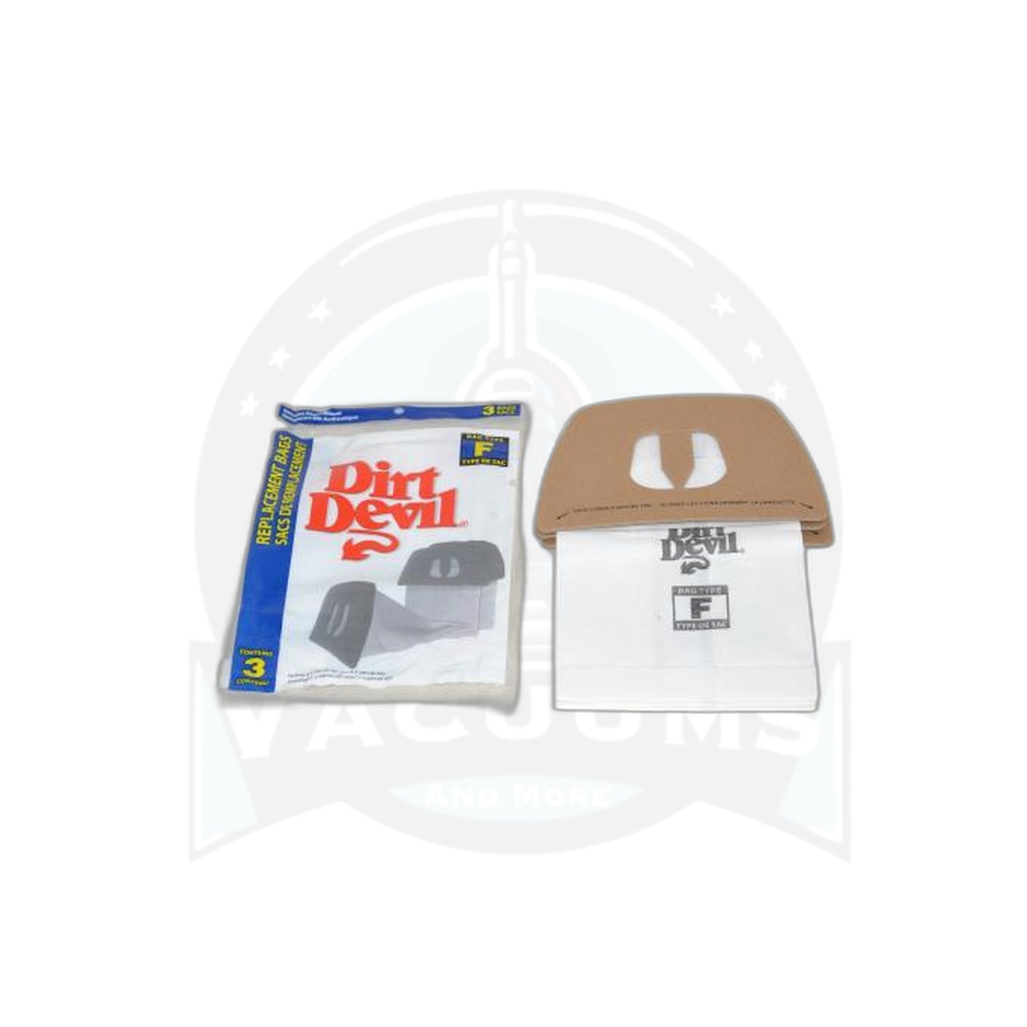Dirt Devil Type F Vacuum Bags - 3 Pack - Dirt Devil