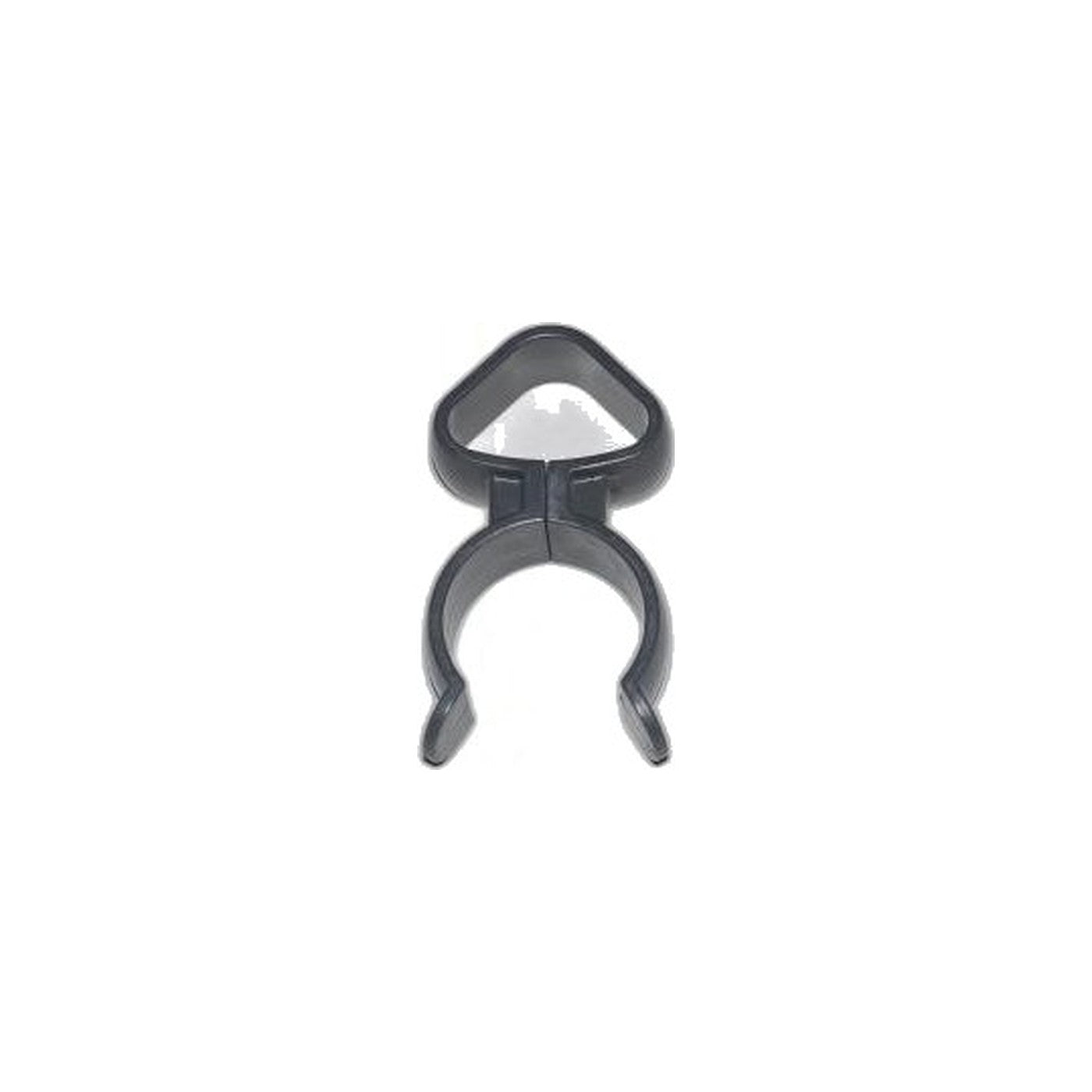 SEBO Dusting Brush Mounting Clip with Screw for AUTOMATIC X and ESSENTIAL G Uprights — Gray Black