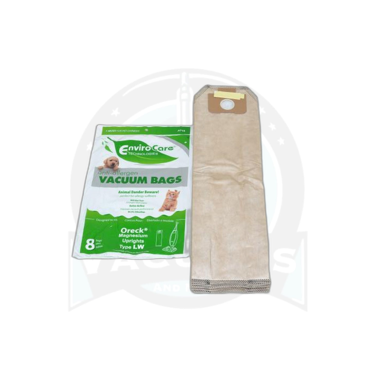 Oreck LW Magnesium Allergen Paper Bags 8-Pack