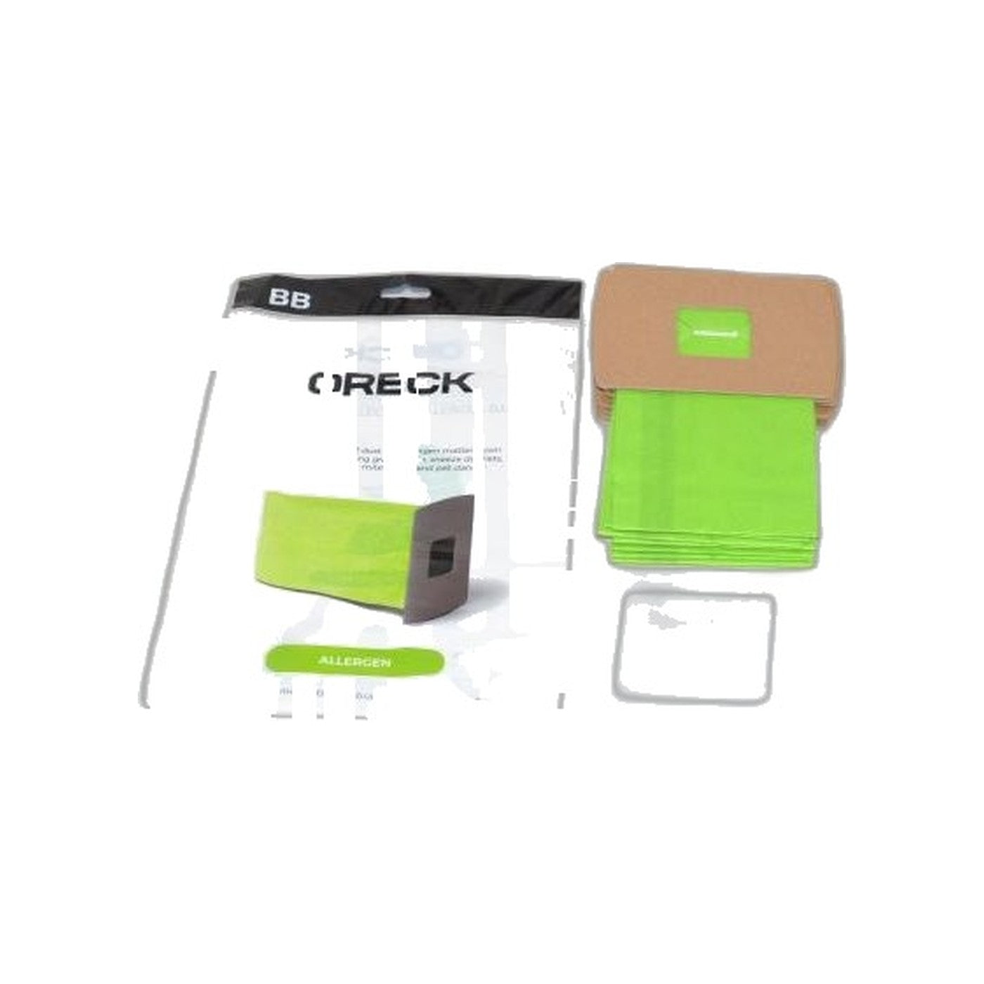 Oreck Hypo Allergenic Paper Bags-Buster B - 8 Pack