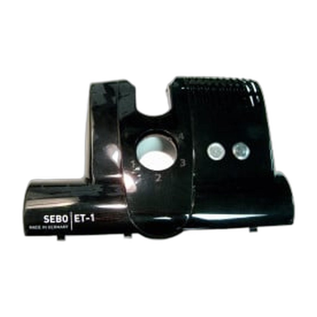 SEBO ET-1 Power Head Cover — Black, Switchless Version