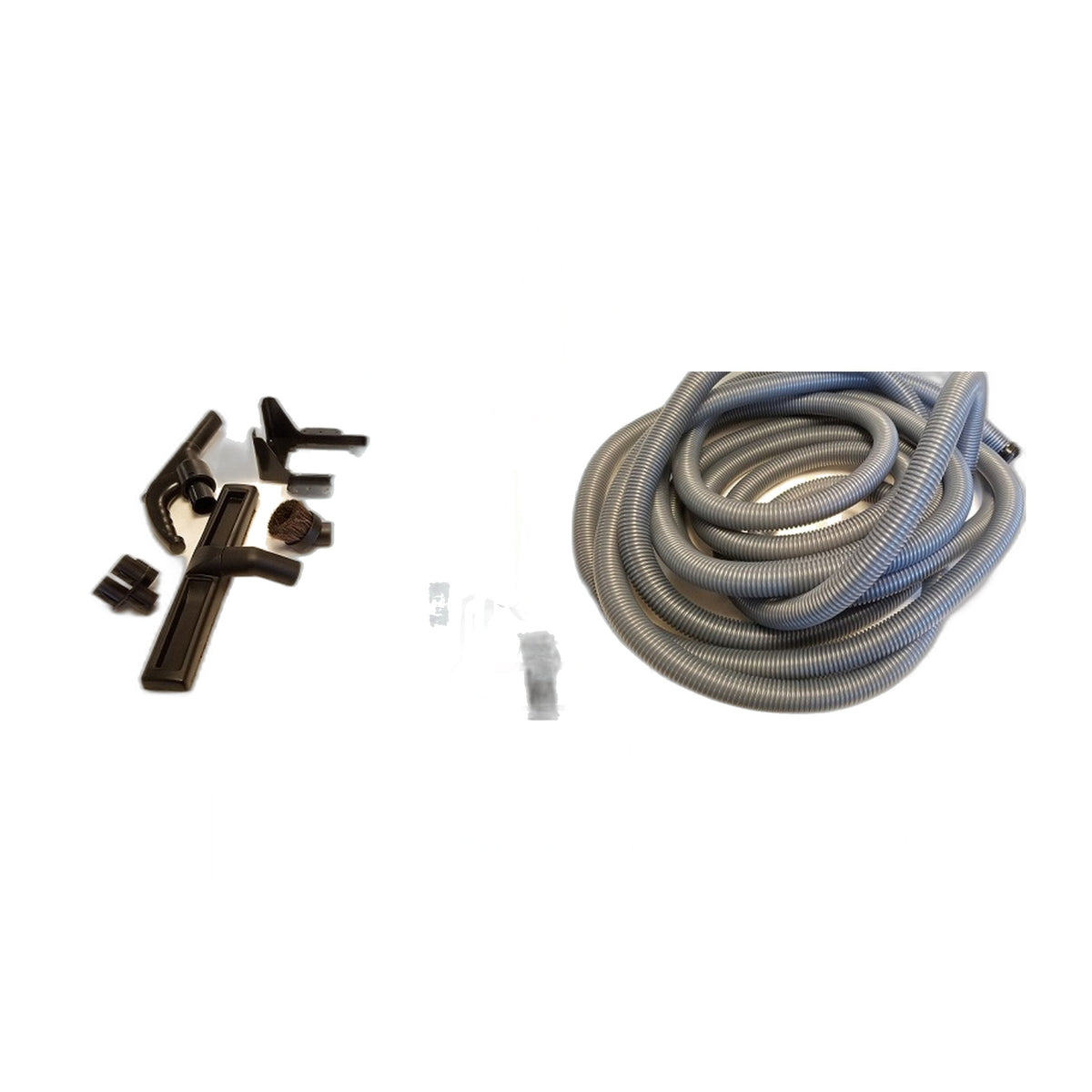 Hide-A-Hose Mini Garage Valve & 40' Hose Kit with Tools & Tele Wand