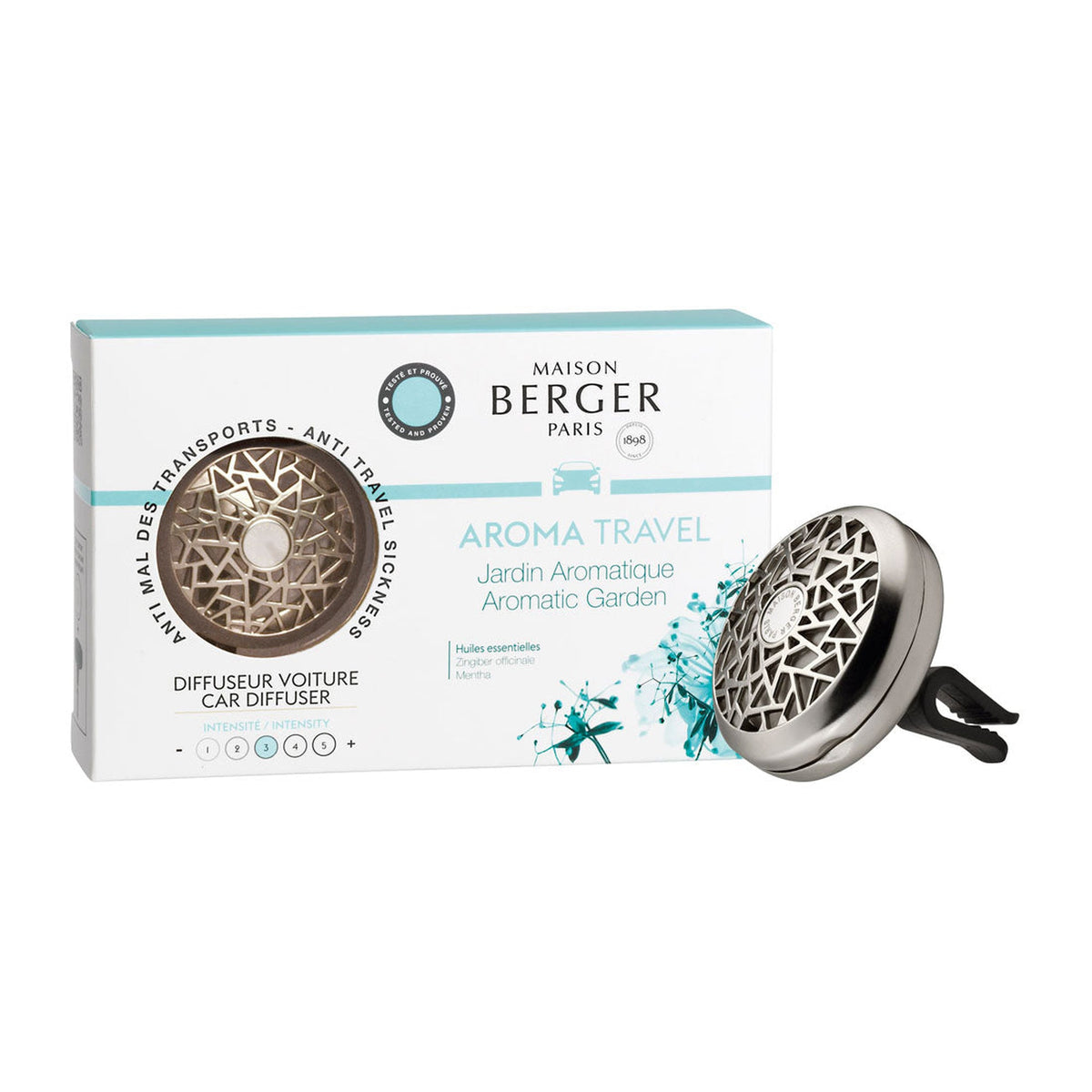 Maison Berger Aroma Travel Aromatic Garden – Car Diffuser Kit