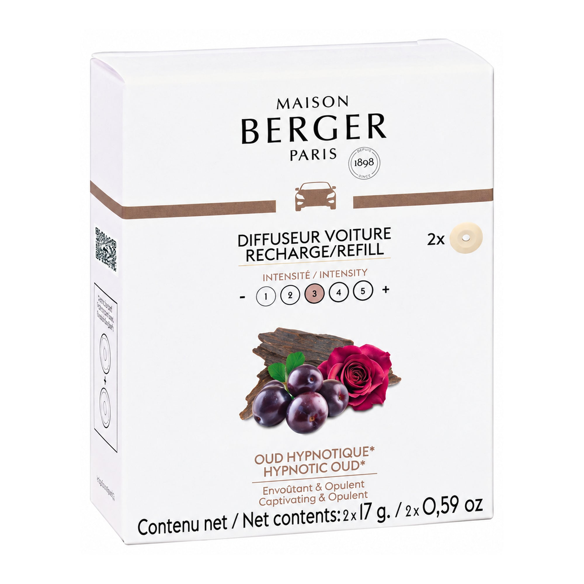 Maison Berger Hypnotic Oud – Car Diffuser Refill