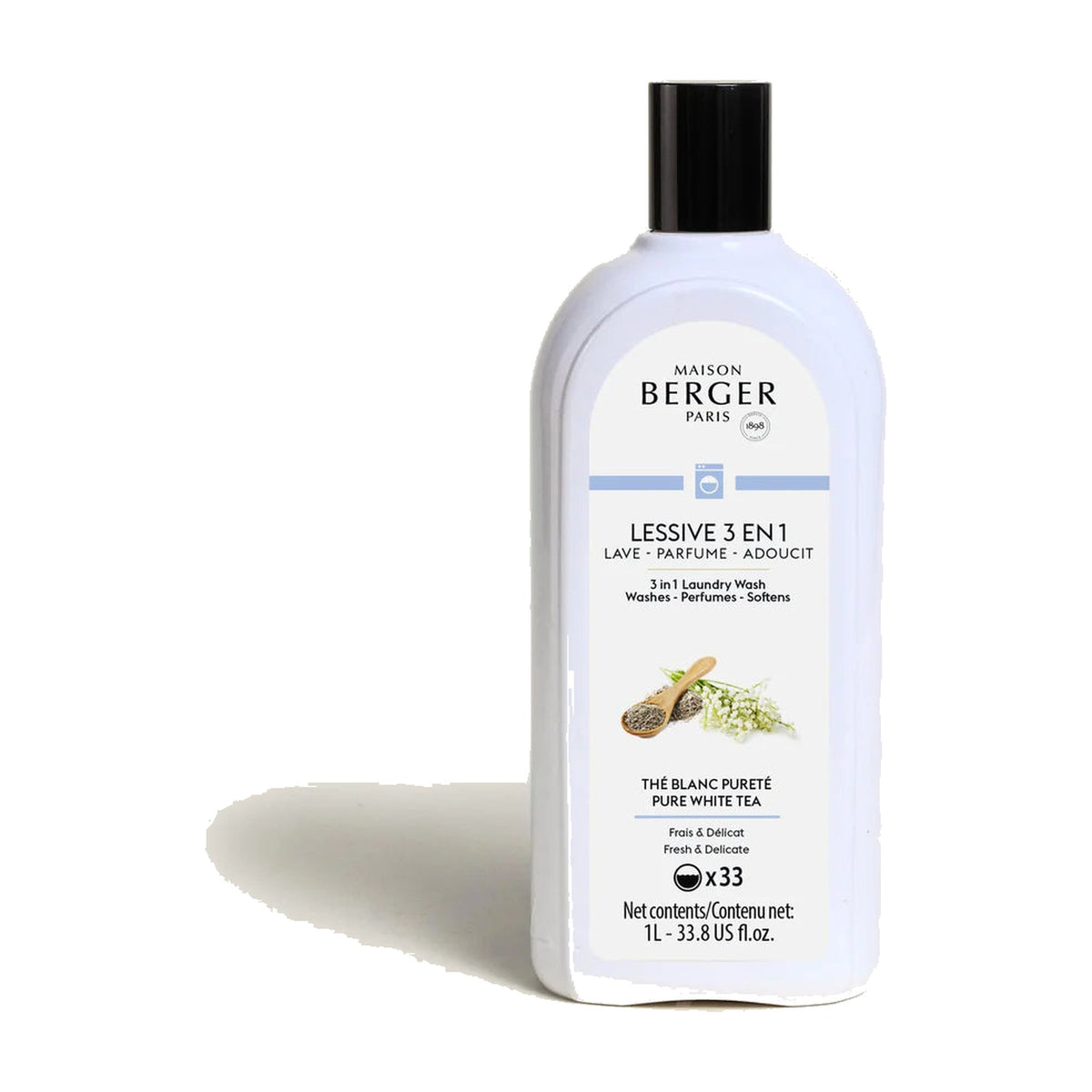 Maison Berger Pure White Tea Laundry Wash – 1 L