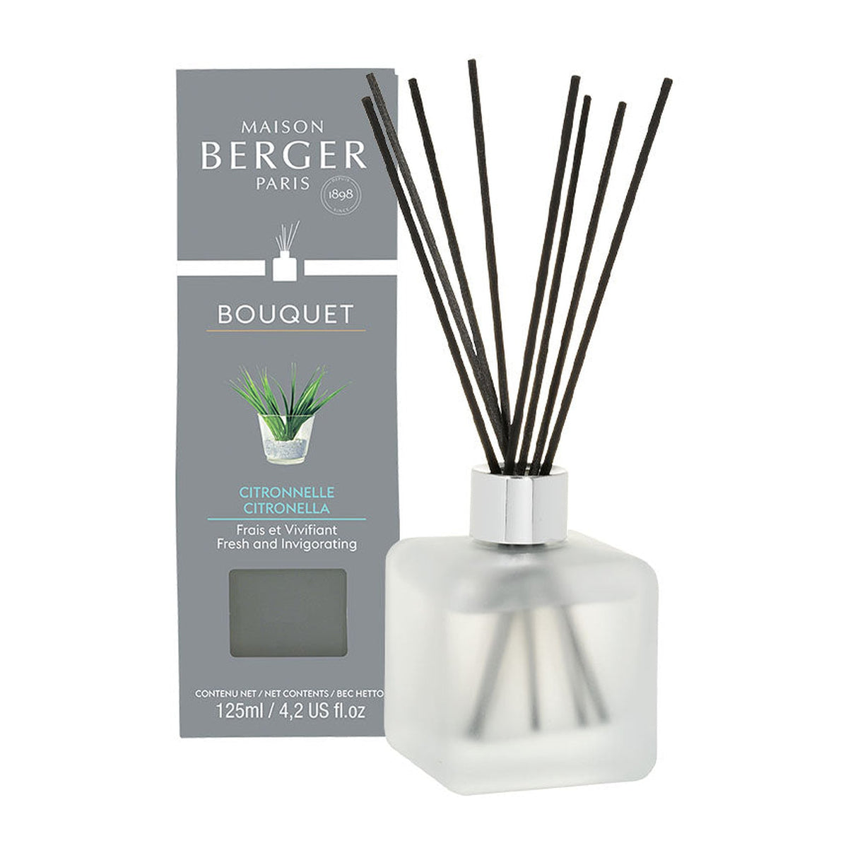 Maison Berger Citronella Pre-filled Cube Reed Diffuser