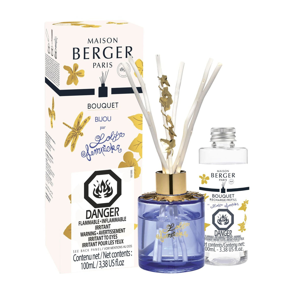 Maison Berger Lolita Lempicka Reed Diffuser Gift Set – Violet