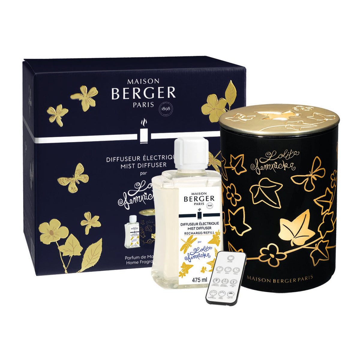 Maison Berger Lolita Lempicka Mist Diffuser Gift Set – Black