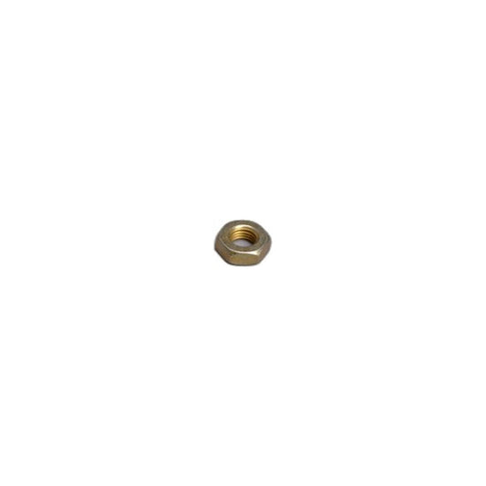 Oreck Fan Nut - 1/4 x 32, Yellow Chrome, Left-Hand Thread