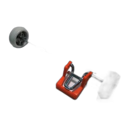 SEBO Axle Assembly for the ELECTRONIC 370 — Light Gray