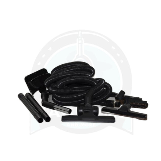 Central Vacuum Attachment Kit - 30 Ft Non-Electric Hose with Tools