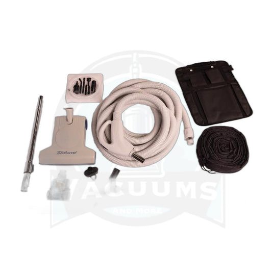 Titan T7 Prime Central Vacuum Kit - 30 Ft Low Voltage Hose with T2 Air Nozzle