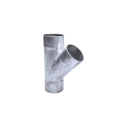 Central Vacuum Metal Wye Pipe Fitting - 45 Degree