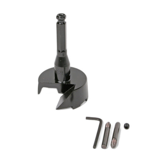 Self Feed Drill Bit for Central Vacuum Pipe Runs, 2-9/16 Inch