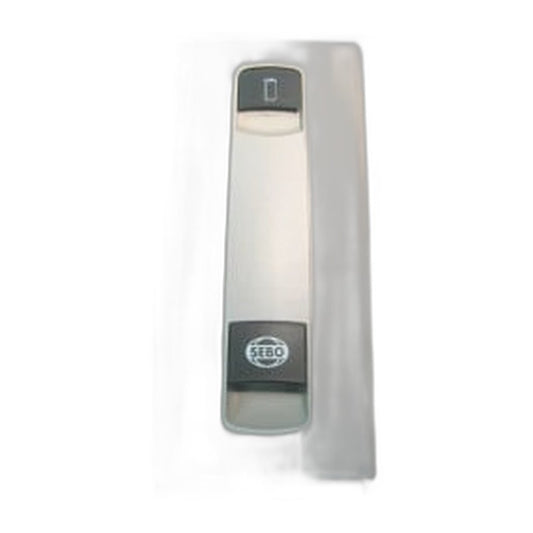 SEBO Complete Front Cover for ESSENTIAL G1, G2 and AUTOMATIC X1, X2 — Light Gray