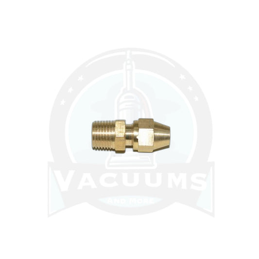 Brass Compression Fitting 1/4" x 1/4" for Commercial Jet Wand - Commercial Extractor Parts