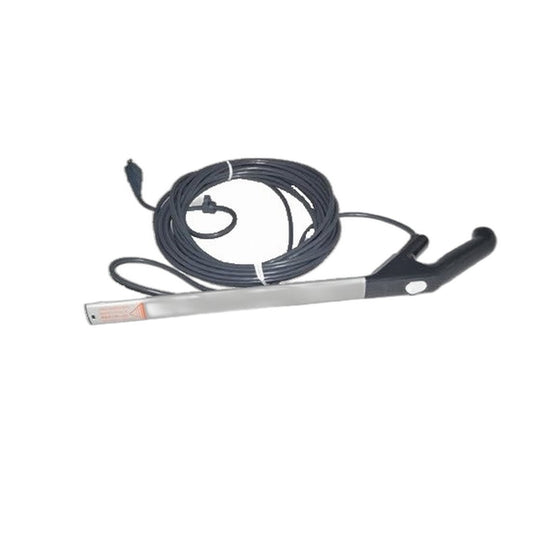 SEBO Handle with Cord, Tube and Switch for AUTOMATIC X4, X4 Boost, X5 and X7 Premium — Gray Black / White