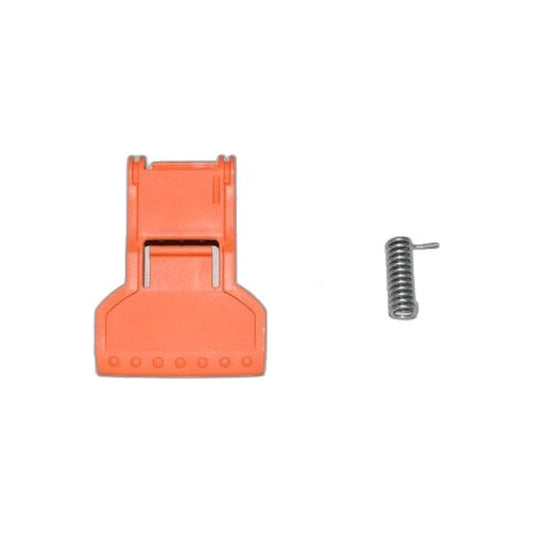 SEBO Foot Pedal with Axle and Spring for FELIX, ET-1, ET-2 and DISCO &mdash; Orange