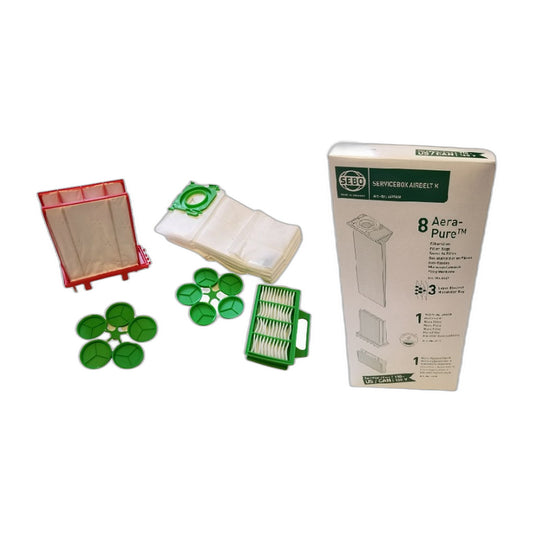SEBO Service Box K — 8 Bags, Microfilter and Exhaust Filter