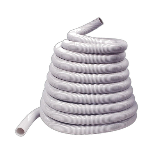 60 ft x 1-1/4" Crushproof Vacuum Hose, Light Grey
