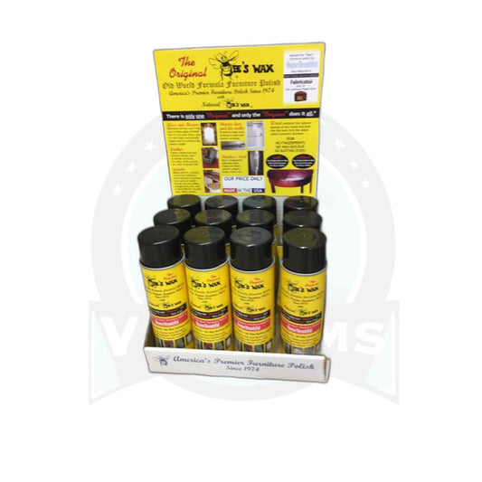 Bees Wax Furniture Polish Counter Display with Literature Book