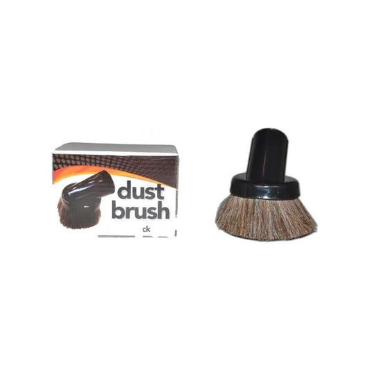 Black Deluxe Dust Brush with Horsehair Insert (Fitall)