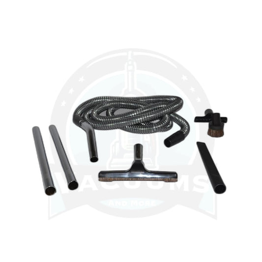 Deluxe Universal Attachment Kit - 15 Ft Wire-Reinforced Hose with Steel Wands