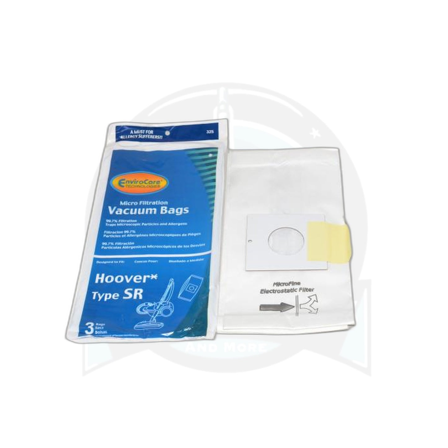 Hoover Sr Canister Micro Paper Bags - 3 Pack - Hoover