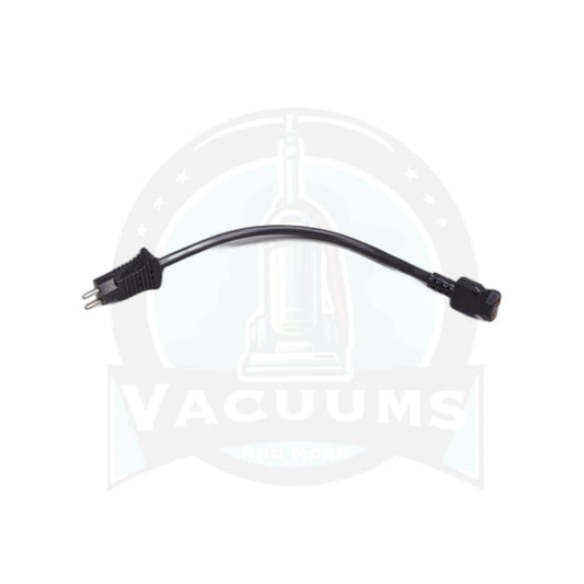 Pigtail Cord - Filter Queen Power Nozzle, 11" Male/Female, Black - Plastiflex