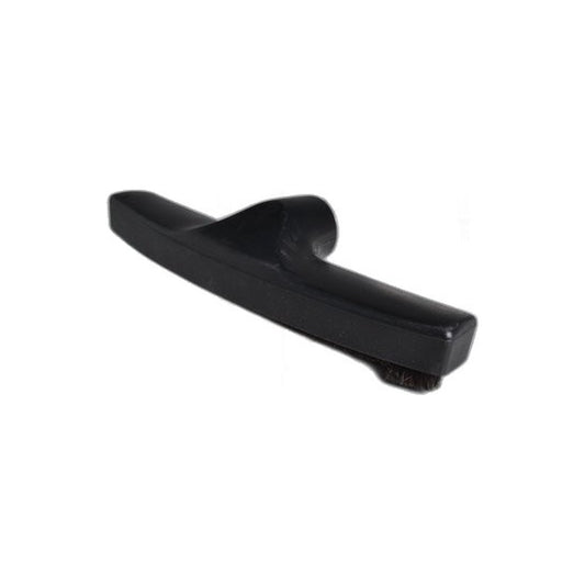 Filter Queen 10-Inch Floor Brush with Curved Elbow - Black