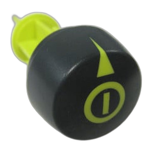 SEBO On/Off Knob in Gray Black and Hunter Green for AIRBELT K2 Turbo