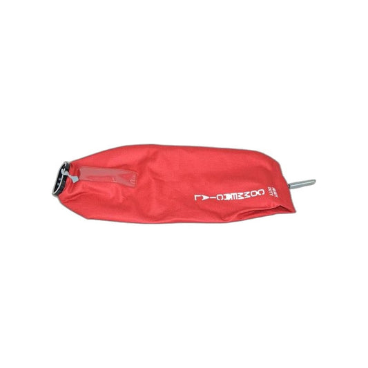 Sanitaire BAG Assembly-RED OR Black, ZIP TIETEX-SAN CAM LOCK - USES F&G BAGS