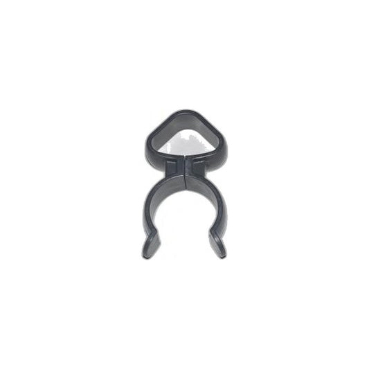 SEBO Dusting Brush Mounting Clip with Screw for AUTOMATIC X and ESSENTIAL G Uprights — Gray Black