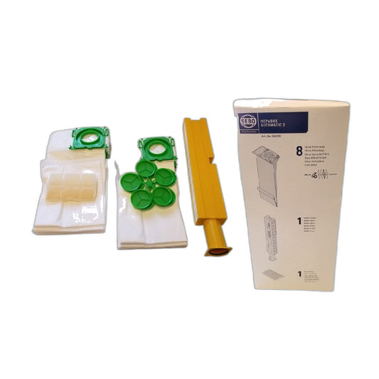 SEBO HEPA Service Box for X1, X2, X4 and X5 - 8 Bags Plus HEPA and Exhaust Filters