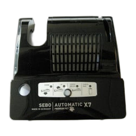 SEBO Power Head Cover for AUTOMATIC X7 Pet — Black