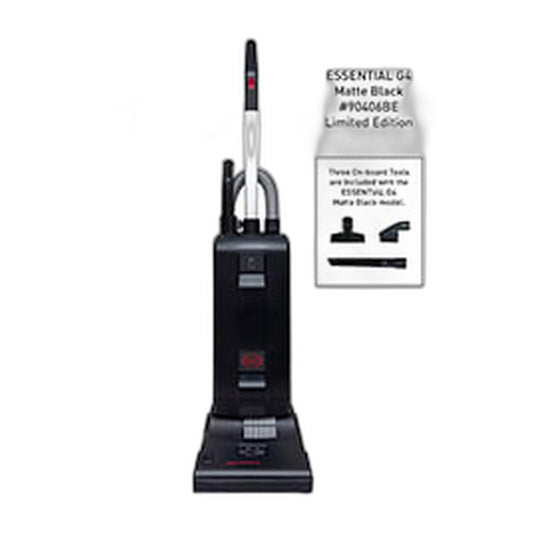 SEBO ESSENTIAL G4 Bagged Upright Vacuum, Black