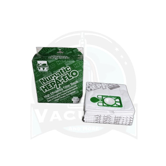 Numatic HEPA Allergen Cloth Bags NVM-2BH - 10-Pack