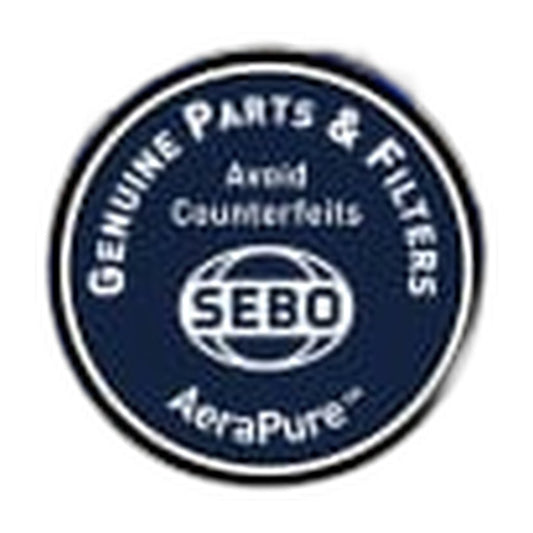 SEBO Textile Exhaust Microfilter for FELIX Premium — Indigo and White Blossoms