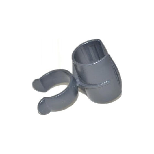 SEBO Dusting Brush Clip for AIRBELT K and AIRBELT E Canisters — Gray Black