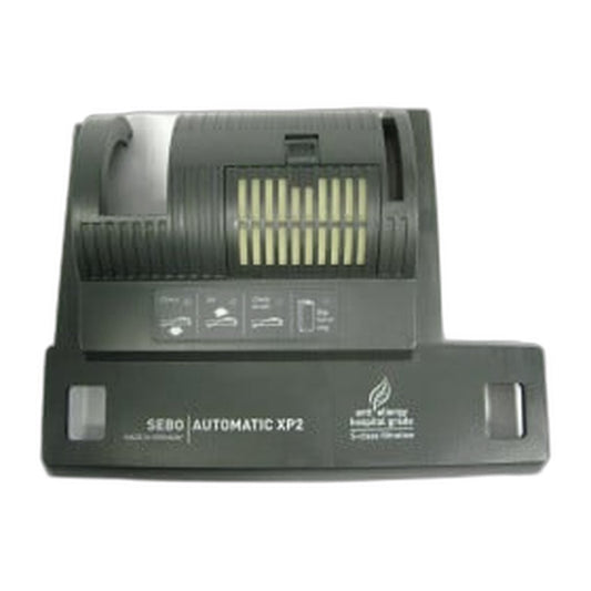 SEBO Power Head Cover for the White AUTOMATIC X2 — Gray Black