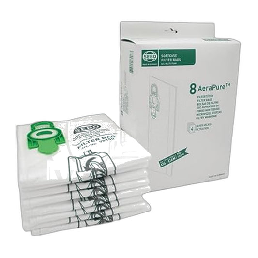 SEBO Filter Bags for SOFTCASE CE12 Upright - 8 Pack
