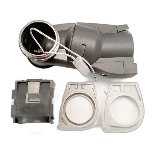 SEBO Swivel Neck for ET-H Power Head — Dark Gray