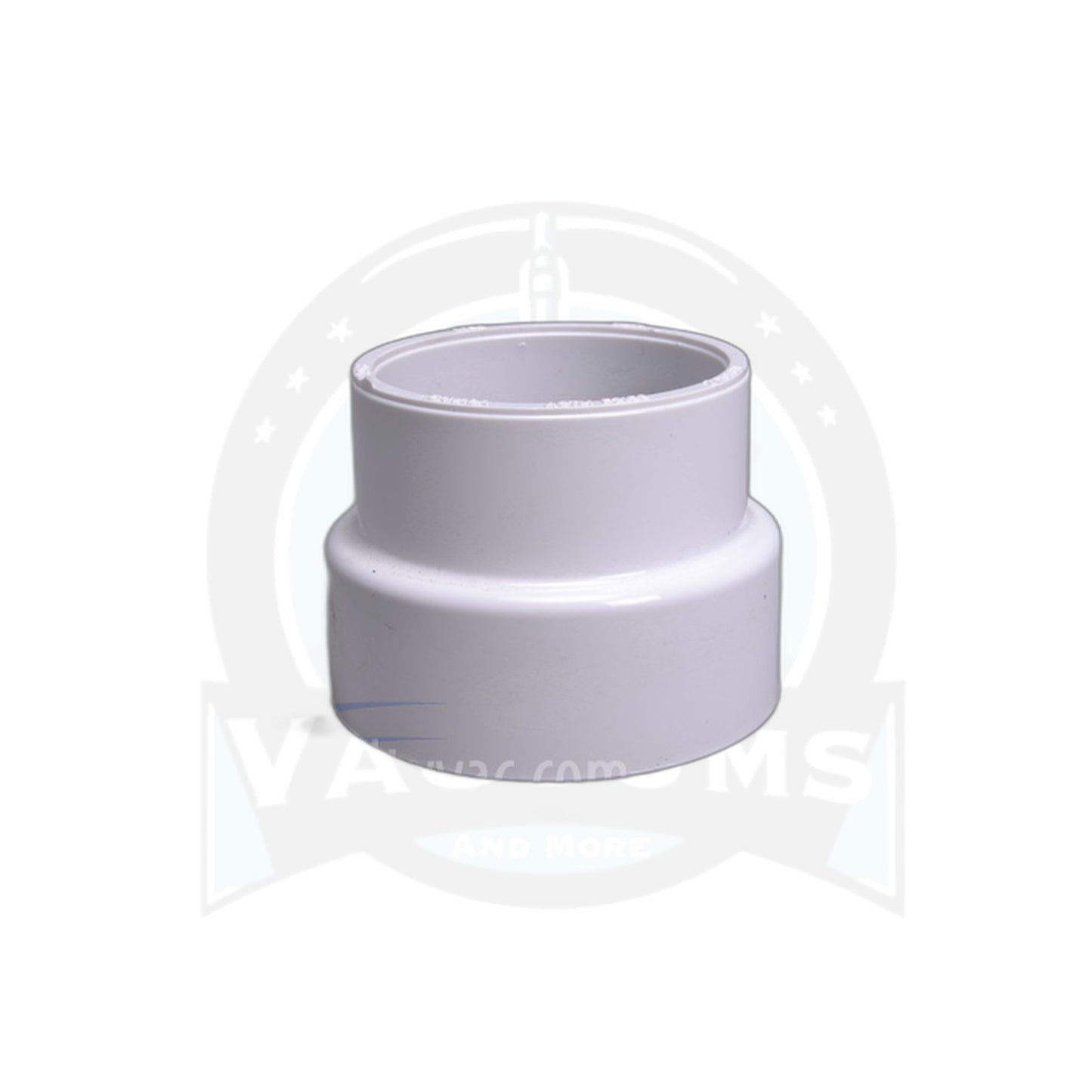 Reducer Coupling - Central Vacuum 2" to 1-5/8" (Valve to Tube) - Vacuums and More