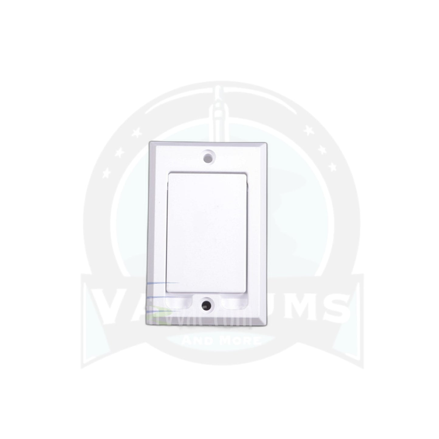 Central Vacuum Inlet Valve - White, Square Door, Low Voltage - Hayden