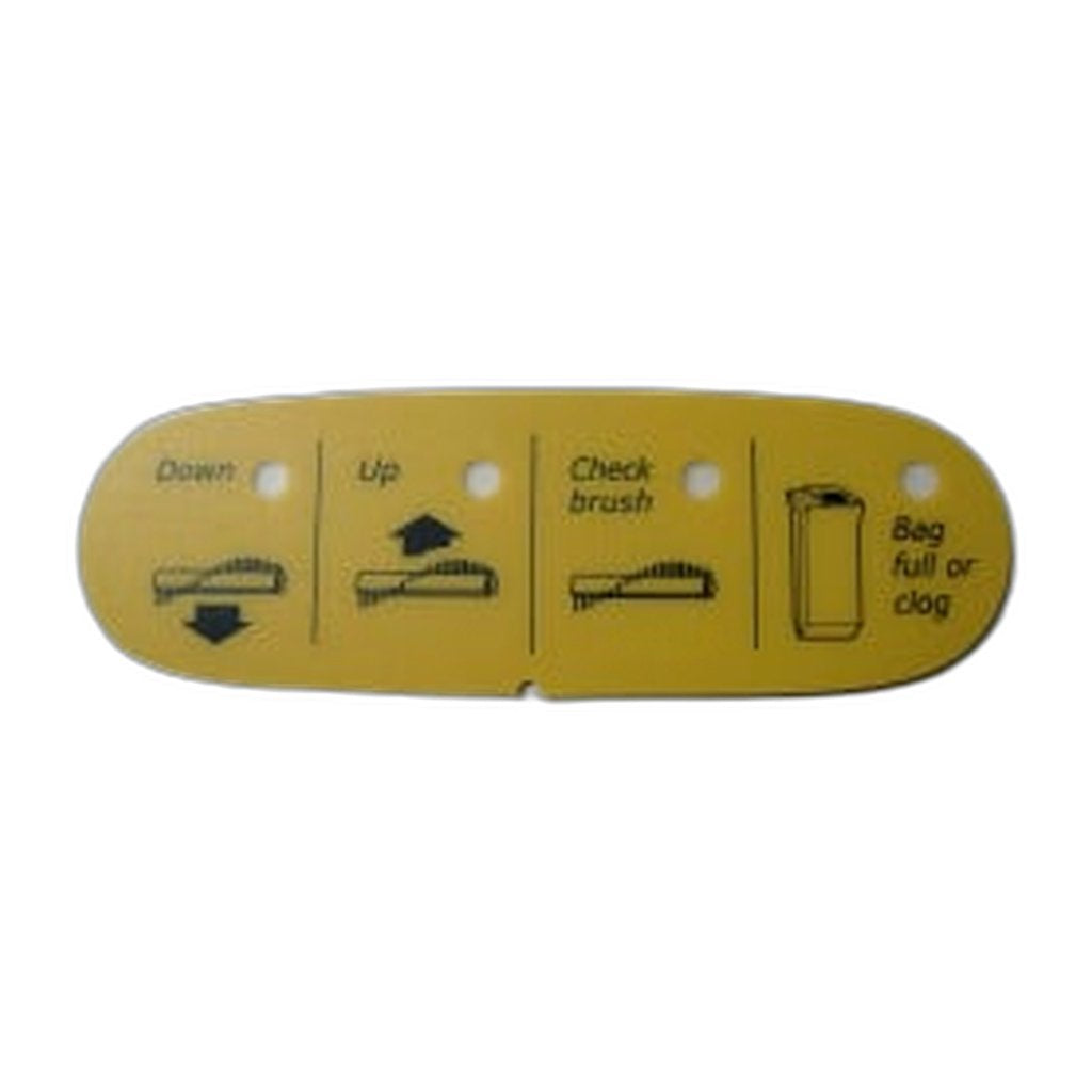 SEBO Status Display Panel in Yellow for AUTOMATIC X4 and X5